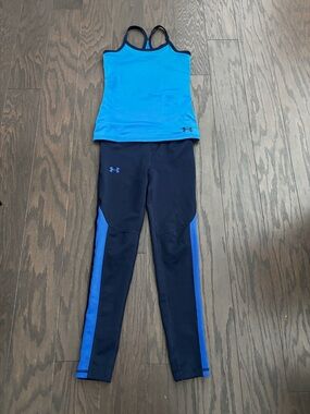 Under Armour Youth Medium Girl’s tank/leggings set